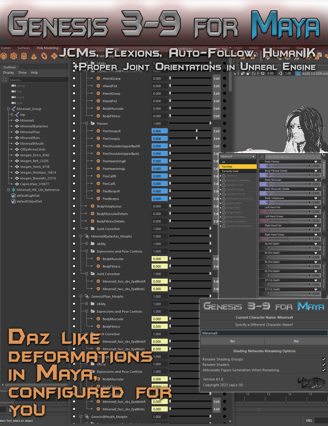 Genesis 3-9 for Maya – LayLo 3D